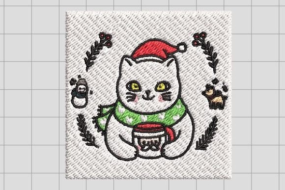 Adorable Cartoon Cat Embroidery File Review