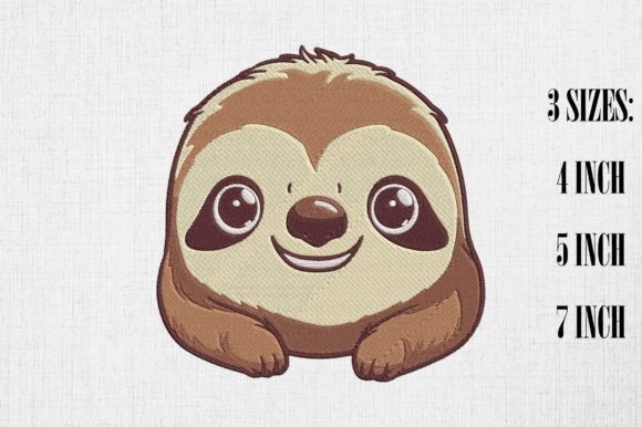 Cute Sloth Embroidery Design Review