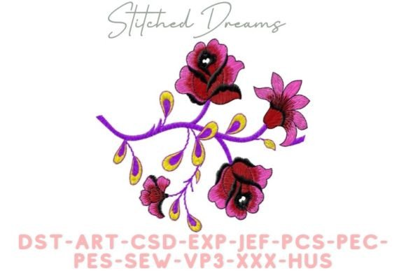 Flowers Embroidery Patterns