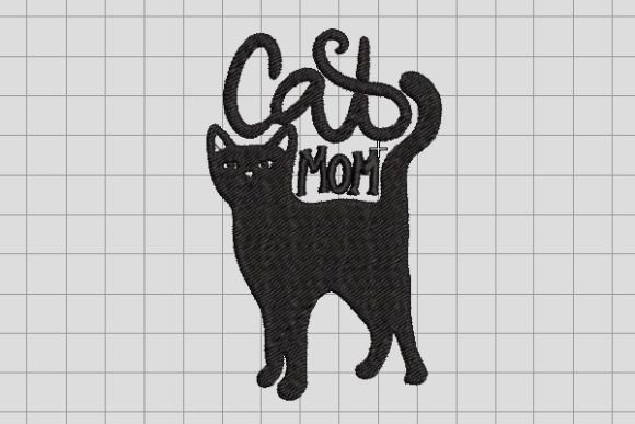 Mistery Black Mommy Cat Embroidery File Review