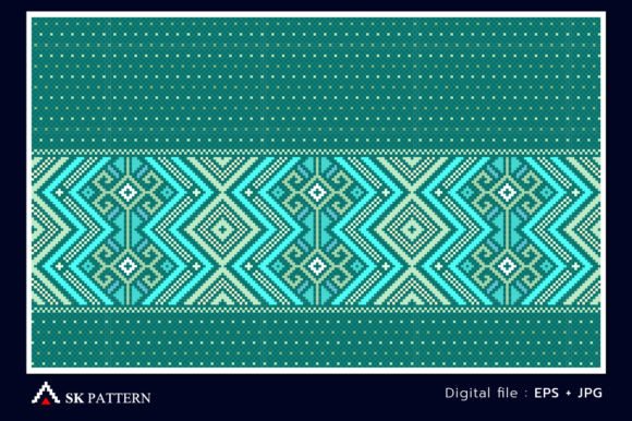 Pixel Ethnic Pattern Embroidery Jacquard Review