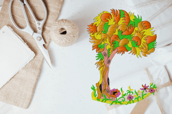 Tree Embroidery Design Review
